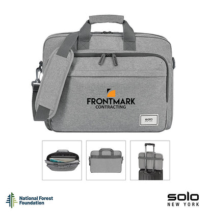 RPET Padded Briefcase with Laptop Compartment