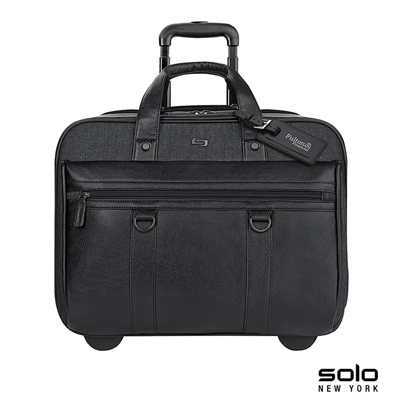 Polyester Rolling Laptop Case with Telescoping Handle - KL4014B