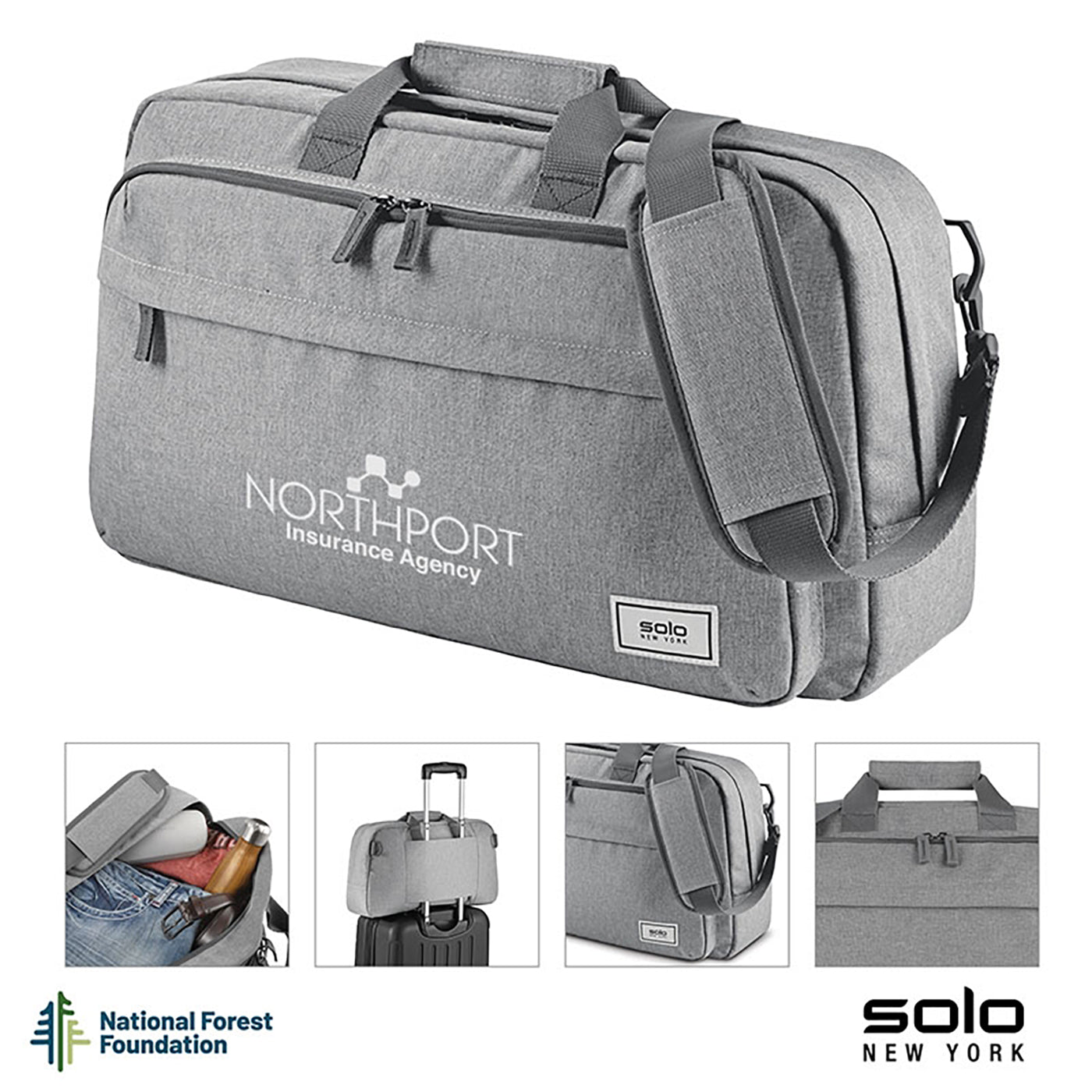 Recycled RPET Duffel with Tree Planting Program