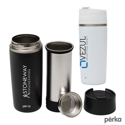 Macchiato 12 oz. Double Wall Coffee/Tea Press Tumbler