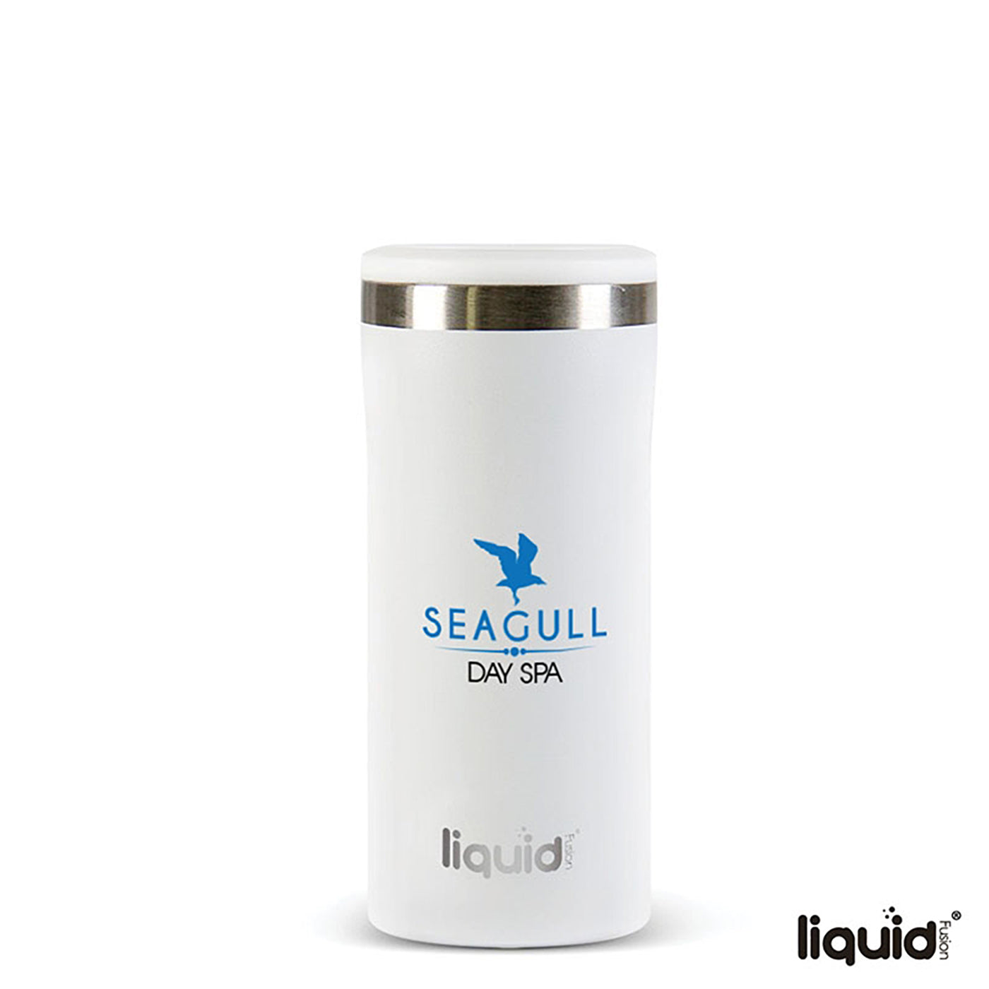 12 oz. Double Wall, Stainless Steel Skinny Can Cooler - KM2406W