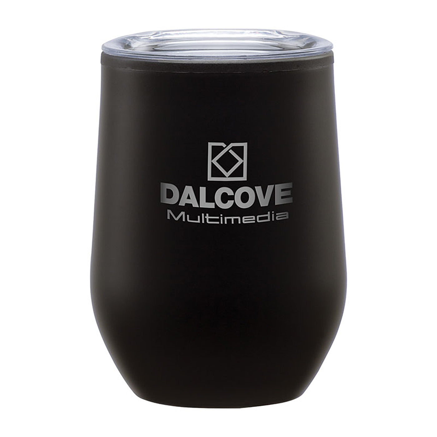 12oz Stainless Steel Tumbler with Clear Lid - KM2501B