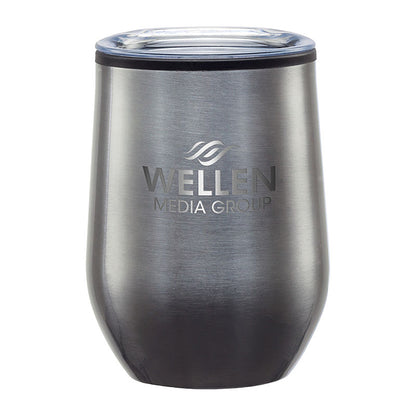 12oz Stainless Steel Tumbler with Clear Lid - KM2501G