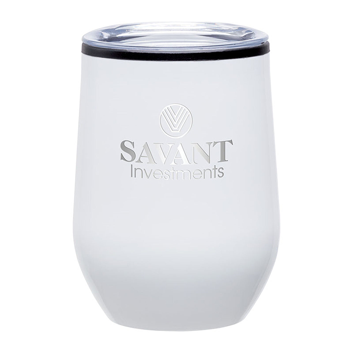 12oz Stainless Steel Tumbler with Clear Lid - KM2501W