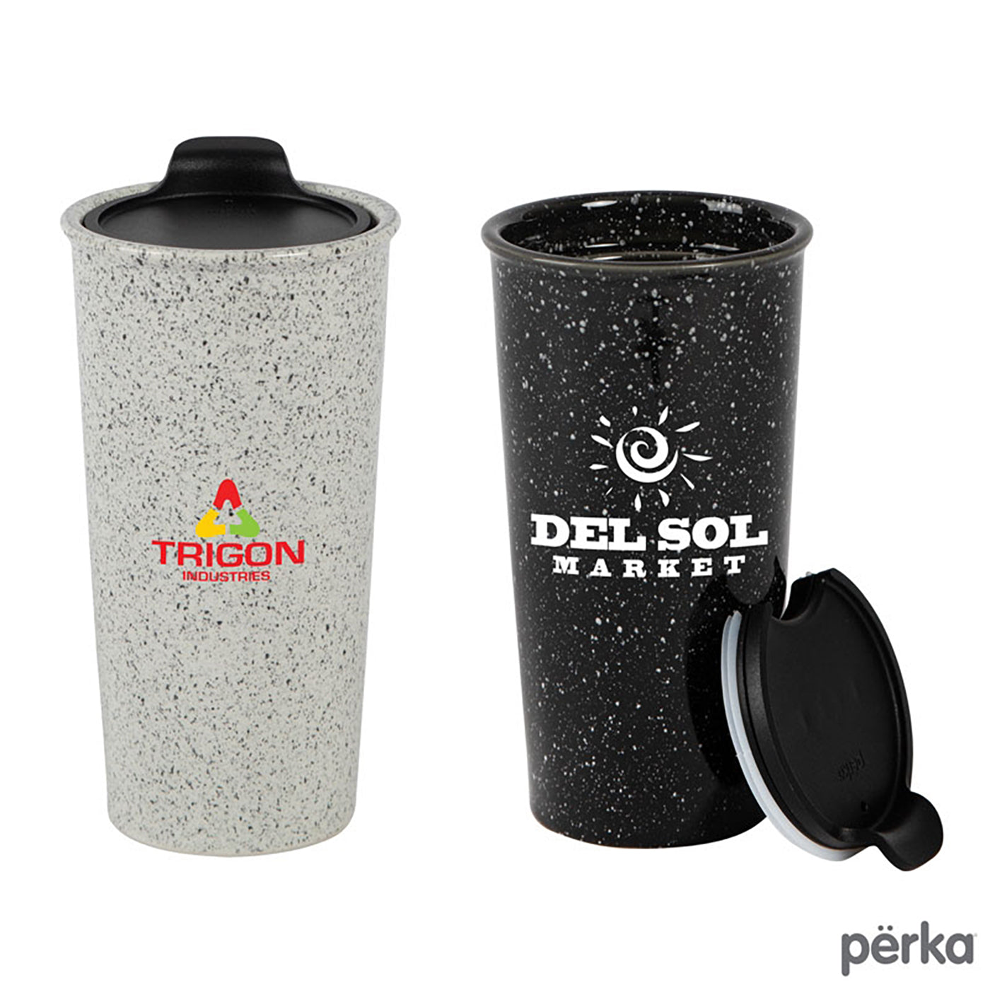 Salento 14 oz. Double Wall Ceramic Tumbler