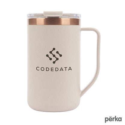 Guji 15 oz. Recycled Steel and Coffee Grounds Mug - KM5201K