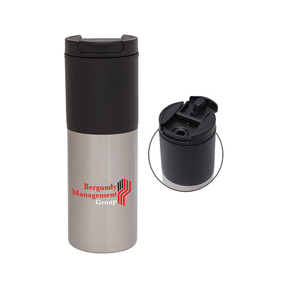 16oz Dual-Material Steel Bottom Tumbler