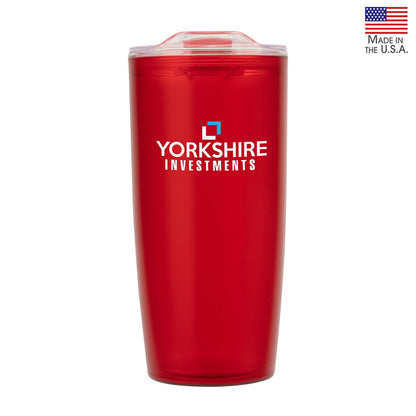 22oz USA-Made PS Double Wall Tumbler - KM8107R