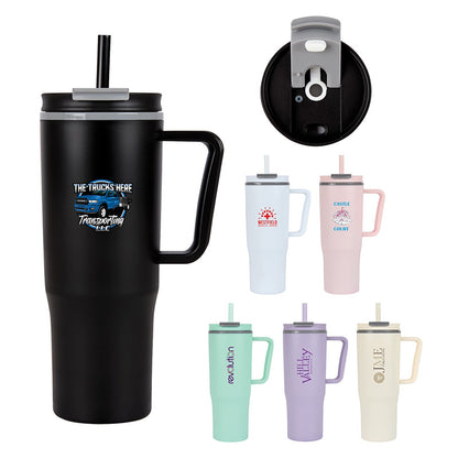 30oz Double Wall Polypropylene Travel Mug
