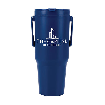 32oz Double Wall Polypropylene Flip-Top Mug - KM8112V