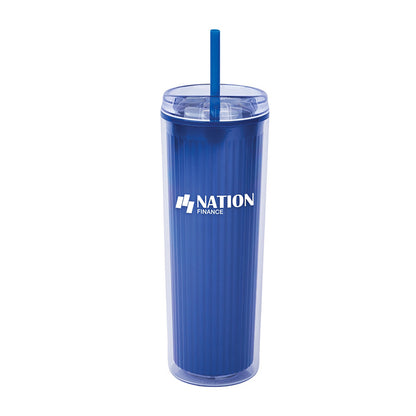 24oz Double Wall AS Plastic Tumbler - KM8114N