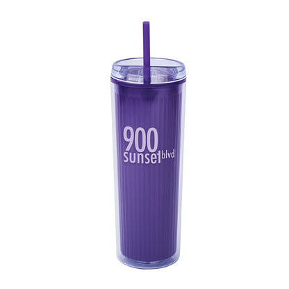 24oz Double Wall AS Plastic Tumbler - KM8114P