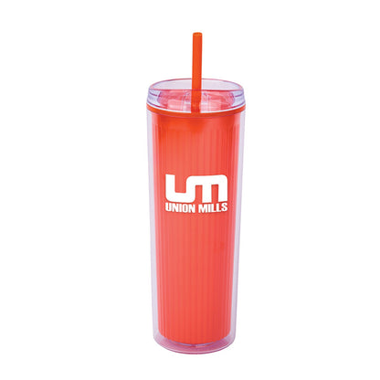 24oz Double Wall AS Plastic Tumbler - KM8114T