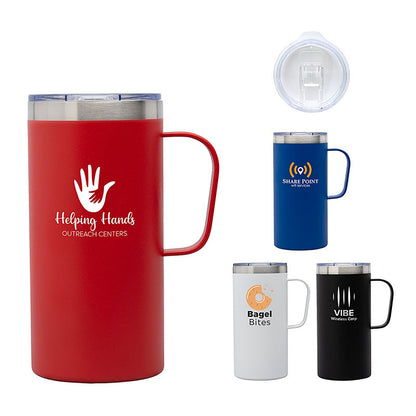 20oz Handled Stainless Steel Camping Mug