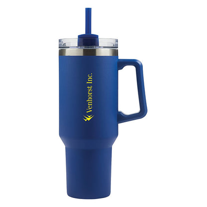 40oz Handled Travel Mug with Straw - KM8420N
