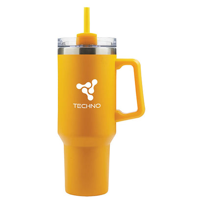 40oz Handled Travel Mug with Straw - KM8420Y