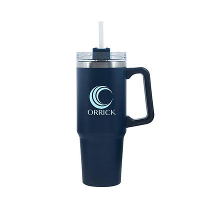 30oz Recycled Steel Travel Mug with Handle - KM8427V
