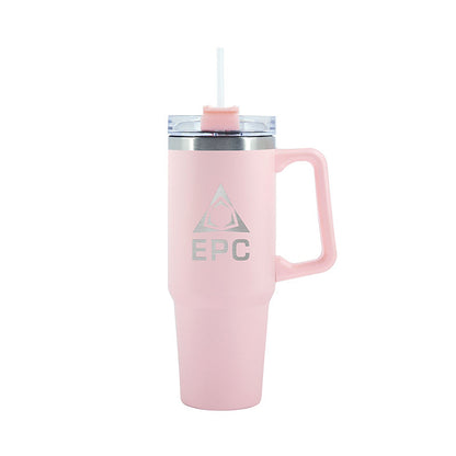 30oz Recycled Steel Travel Mug with Handle - KM8427XH