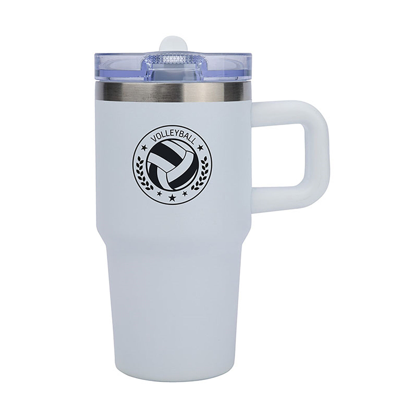 20oz Recycled Steel Travel Mug with Flip Straw - KM8433W