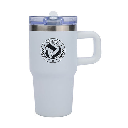 20oz Recycled Steel Travel Mug with Flip Straw - KM8433W