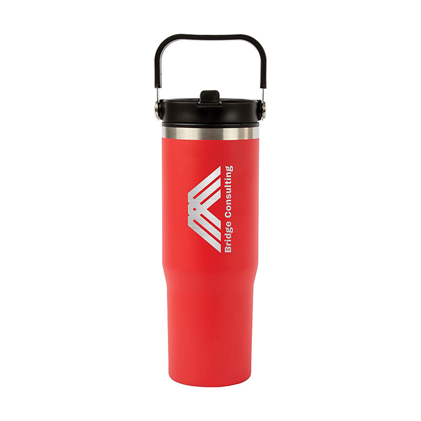 30oz Steel Water Bottle with Flip Straw - KM8512R