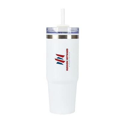 30oz Double Wall Steel Travel Tumbler with Straw - KM8514W