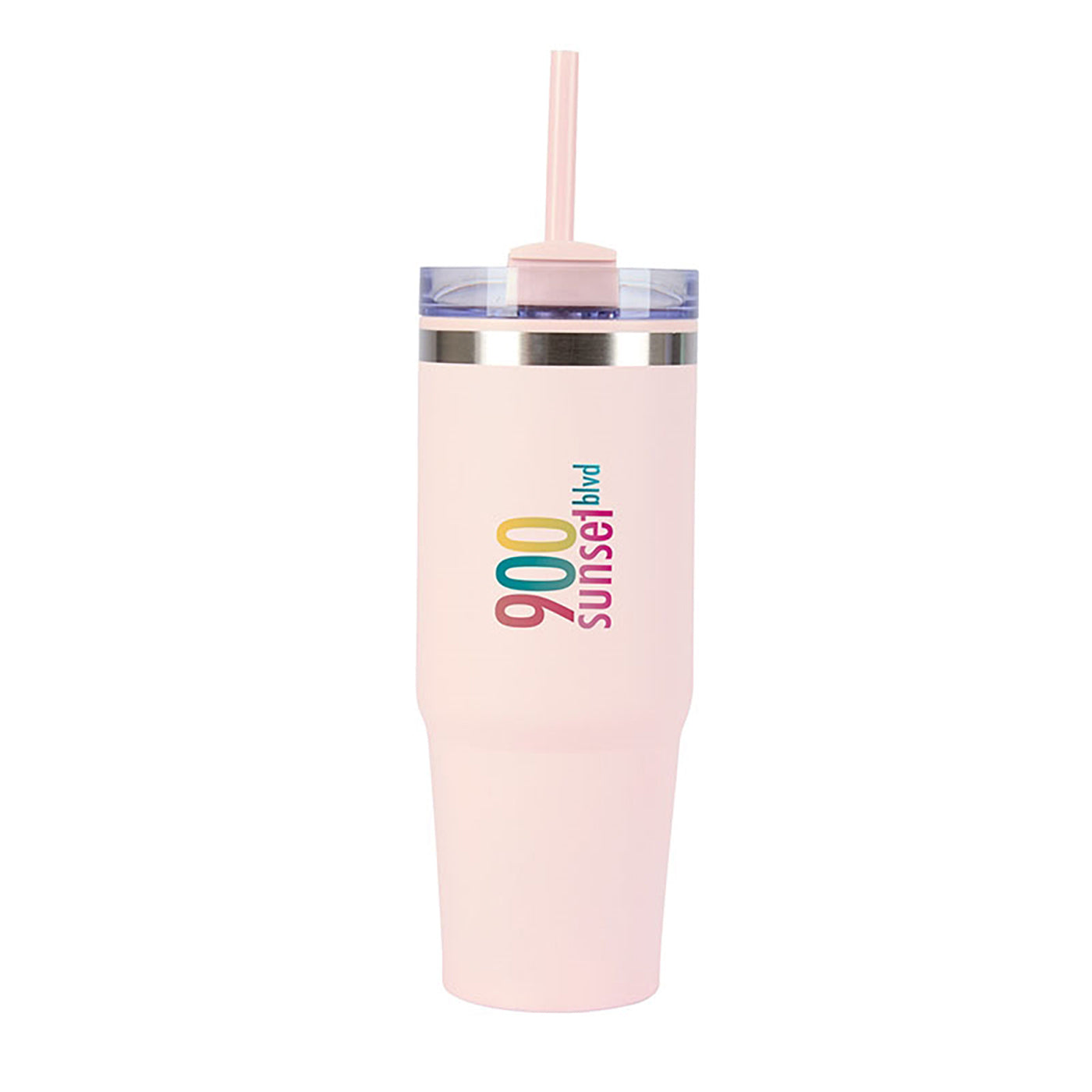 30oz Double Wall Steel Travel Tumbler with Straw - KM8514X