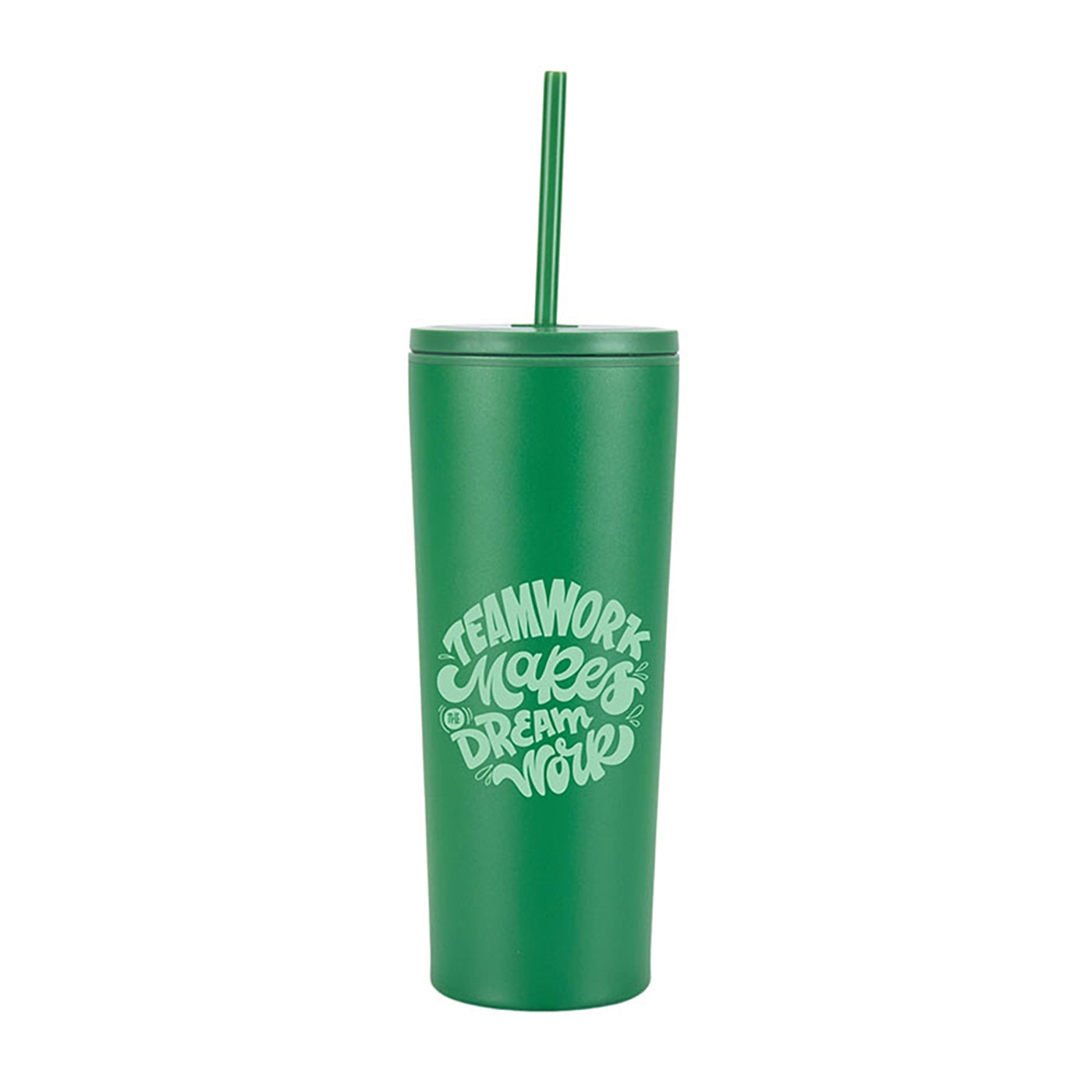24oz Double Wall Steel Tumbler with Matching Straw - KM8515E