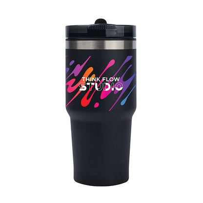 20oz Steel Travel Tumbler with Flip Straw Lid - KM8516B