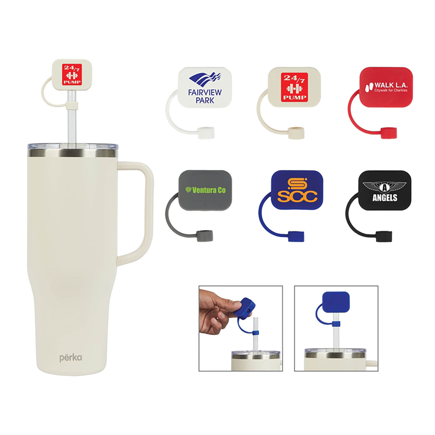 Universal Silicone Straw Cap