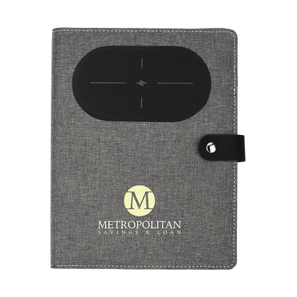 PU Notebook with Wireless Charger - KP2236S