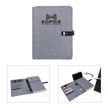 RPET Padfolio with Wireless Charger