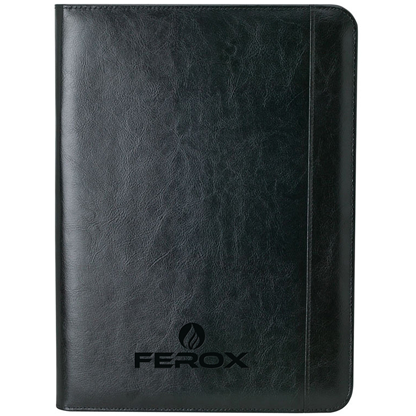 Textured Leatherette Letter Padfolio - KP4131