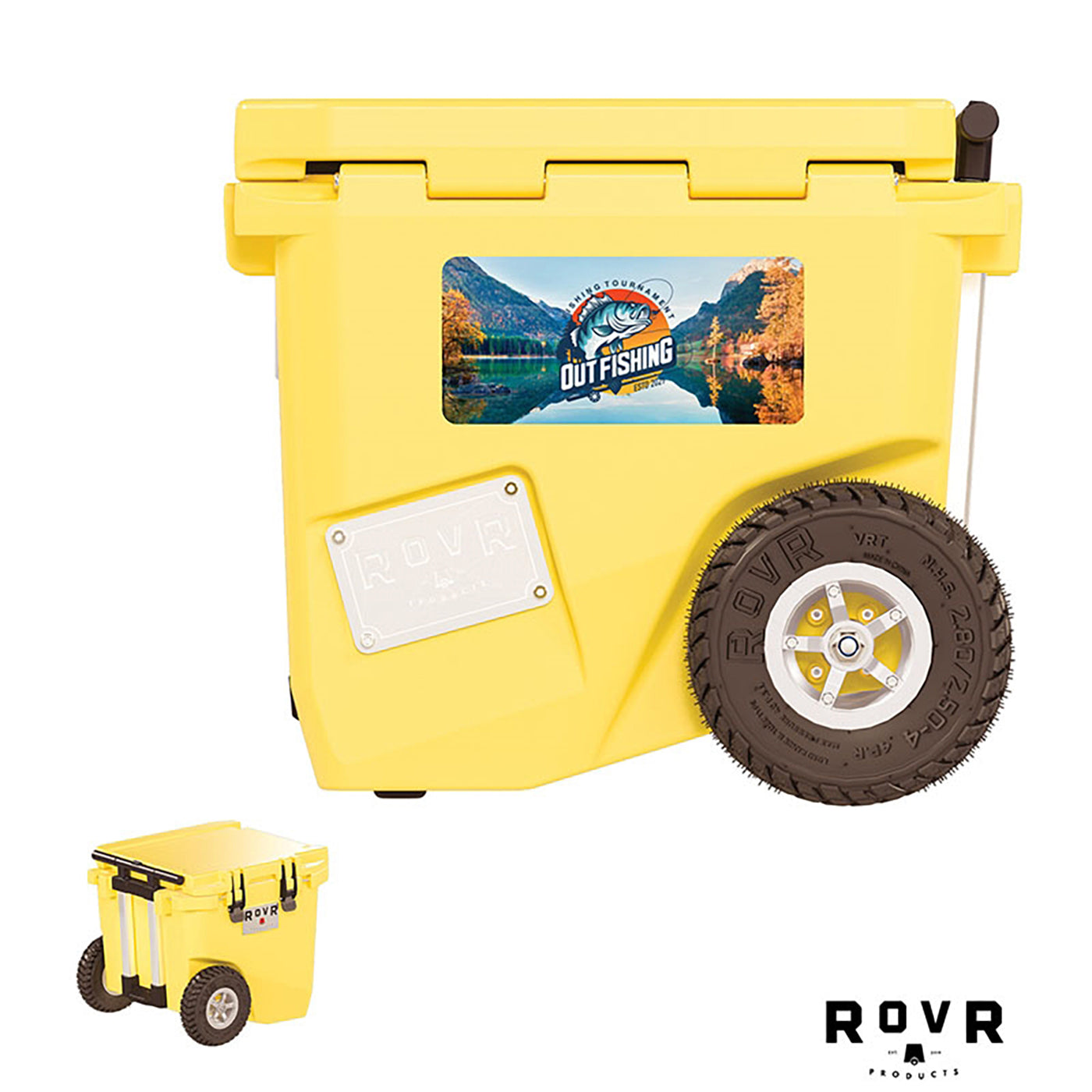 RollR® 45qt Wheeled Hard Cooler - KR8505Y