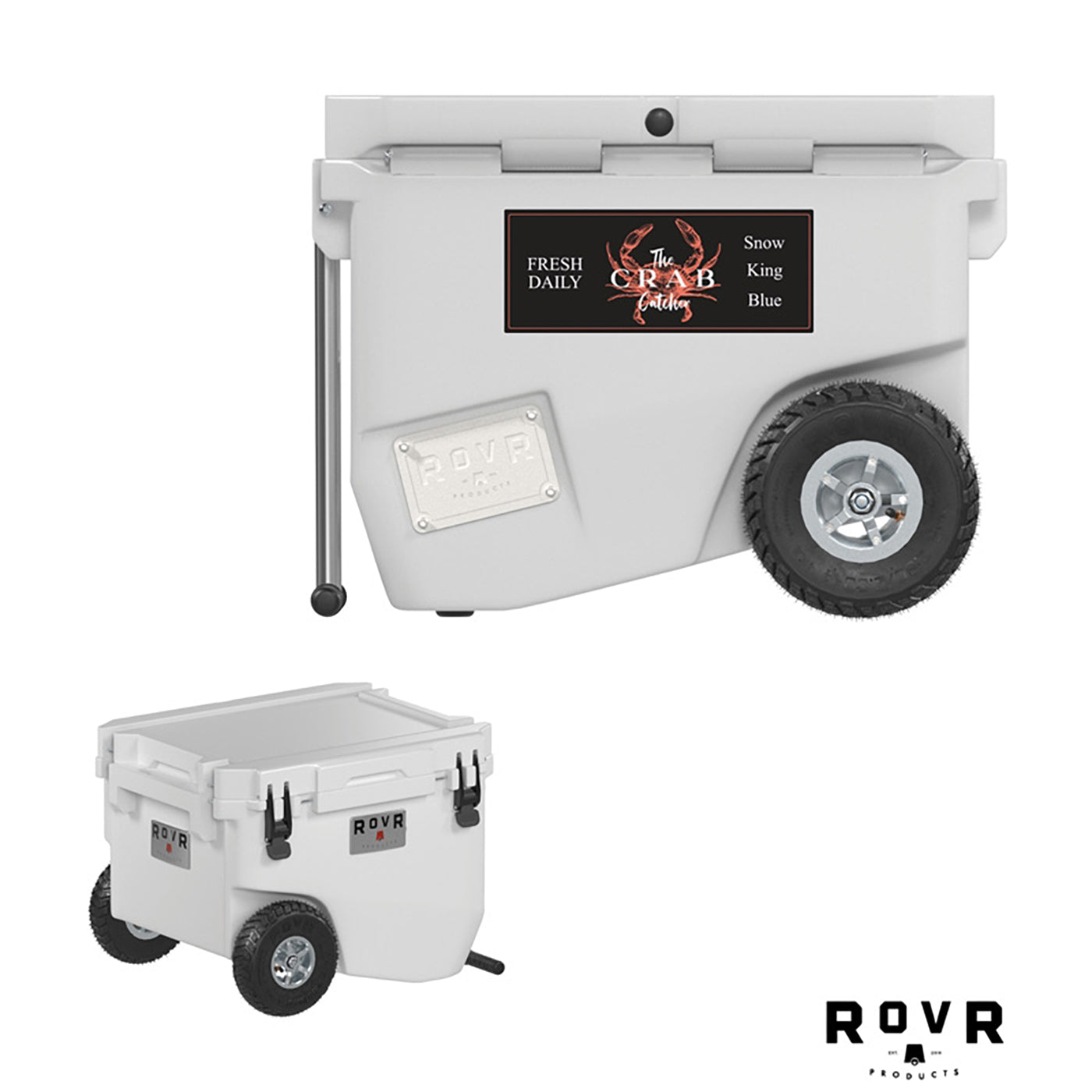 RollR® 60qt Wheeled Hard Cooler - KR8506W