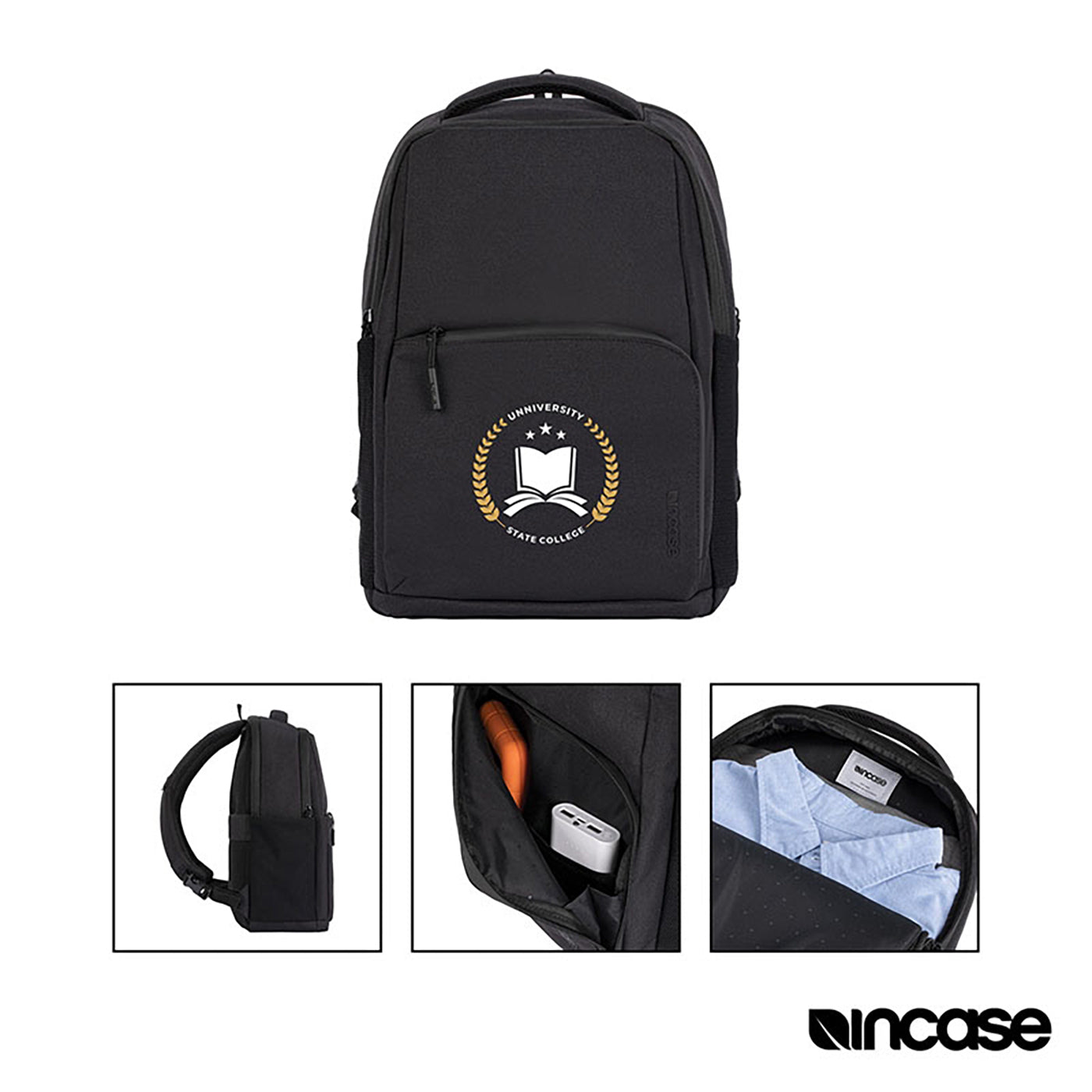 300D Polyester Backpack with Quick-Release Strap