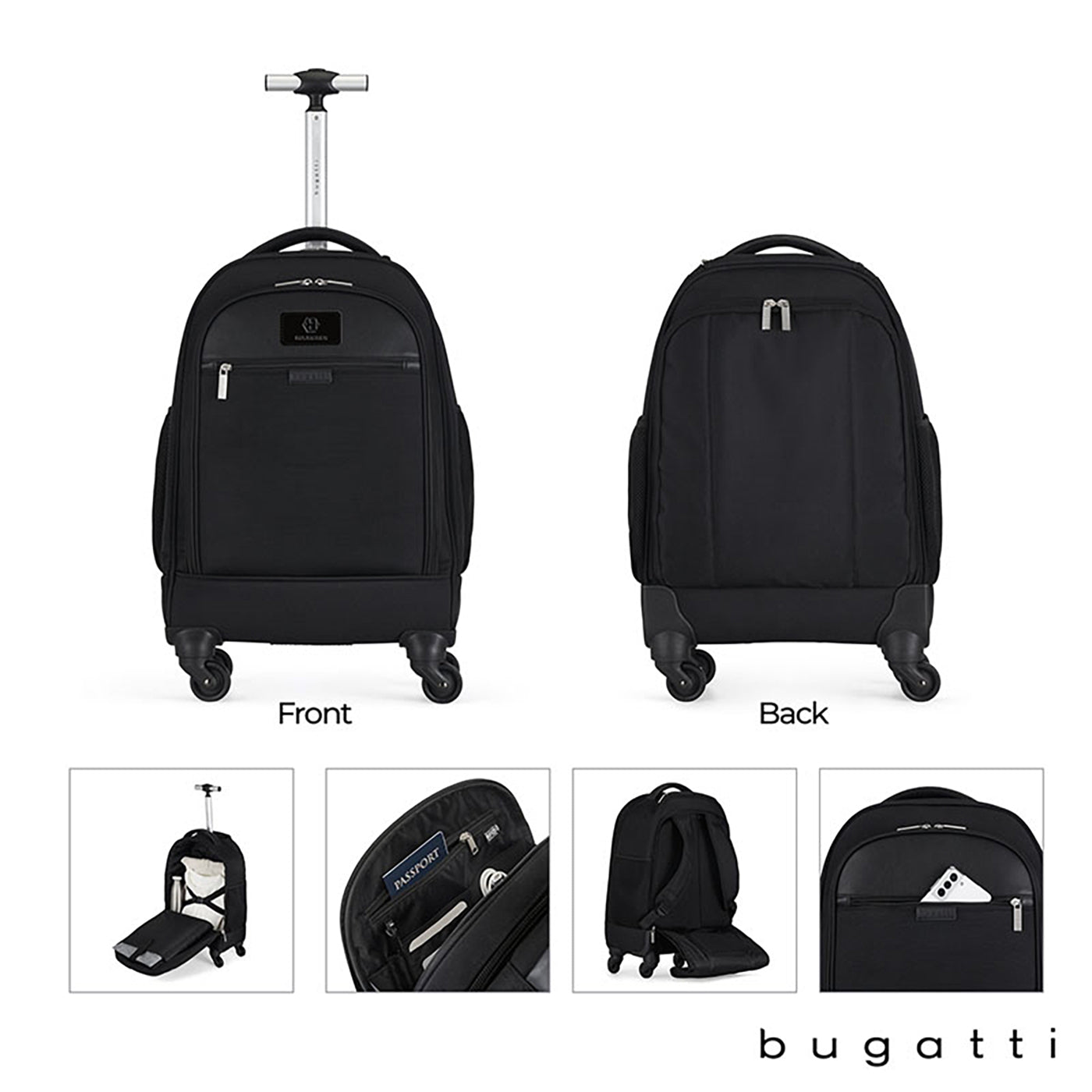Convertible Rolling Laptop Backpack