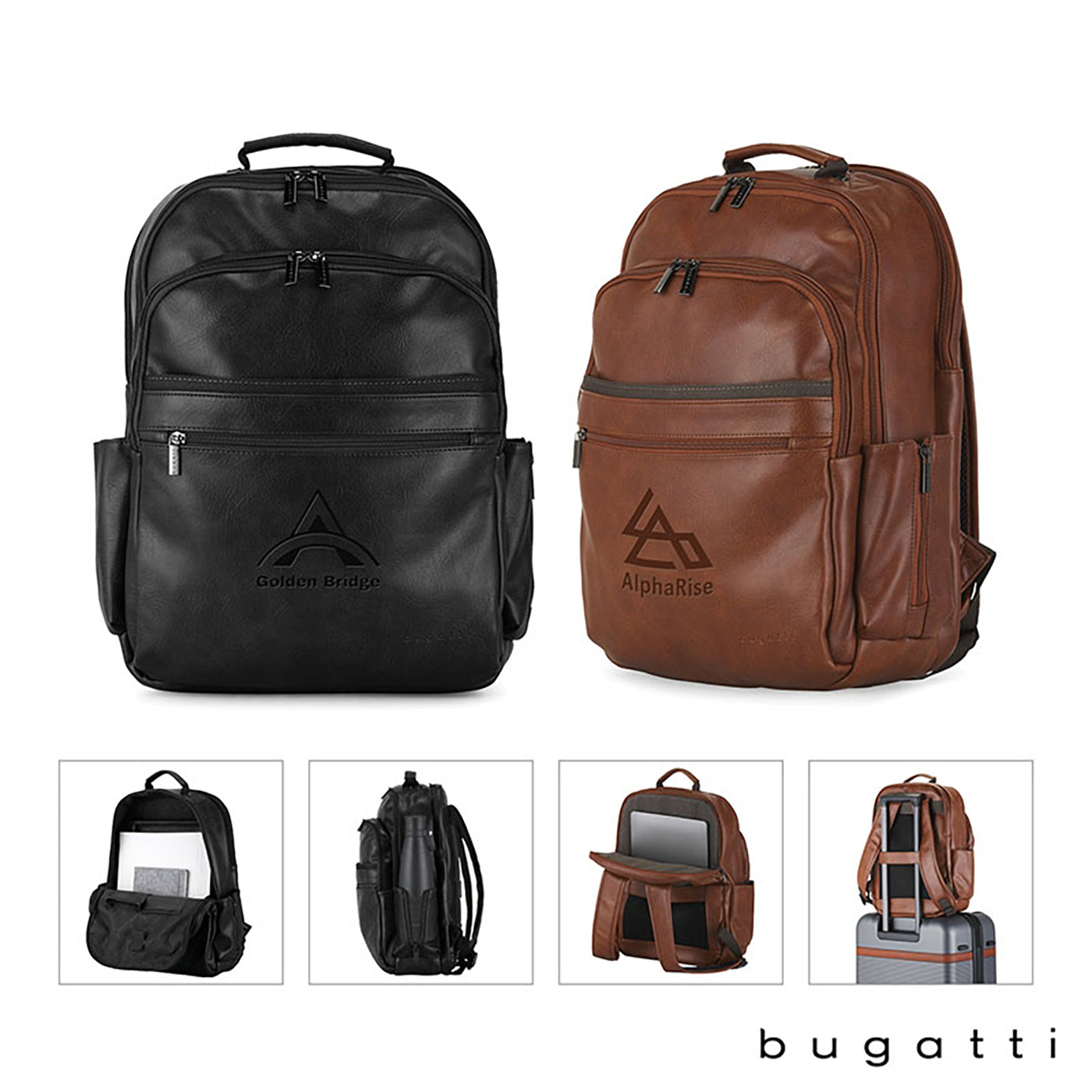 Canvas Trim Laptop Backpack