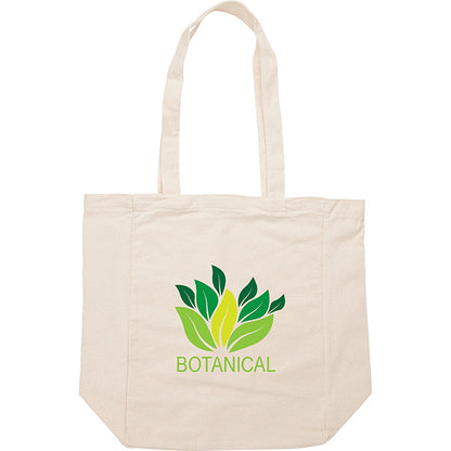 10oz Natural Canvas Wide Gusset Tote - KT0302C