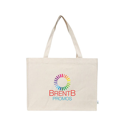 Recycled Cotton Shopper with Wide Gusset - KT0372K
