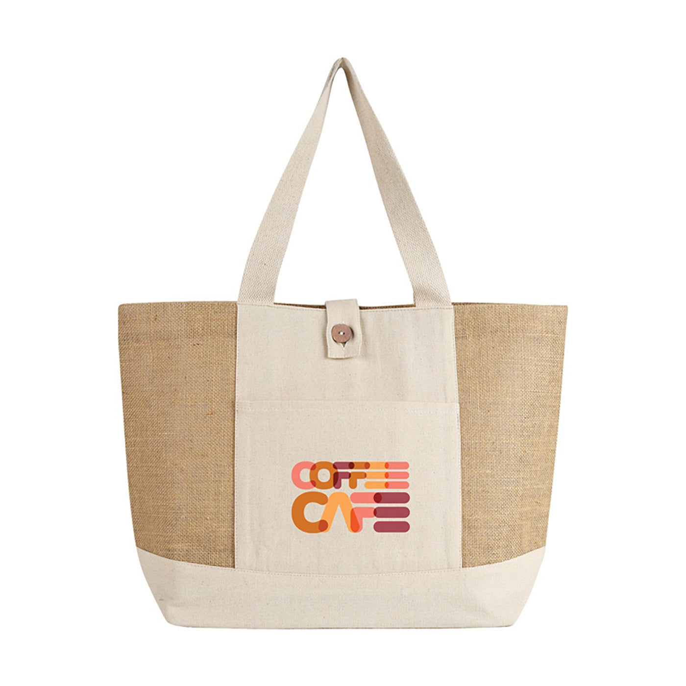 Jute and Recycled Cotton Tote - KT0704C