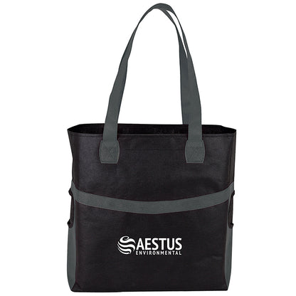 Non-Woven Tote with Water Bottle Pockets - KT6212S