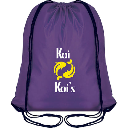 210D Poly Drawstring Backpack Tote - KT7302P