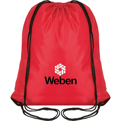 210D Poly Drawstring Backpack Tote - KT7302R