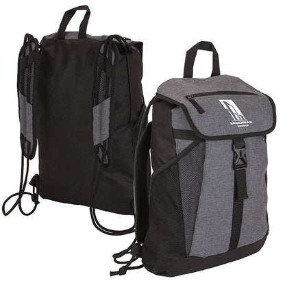 300D Polyester Canvas Drawstring Backpack
