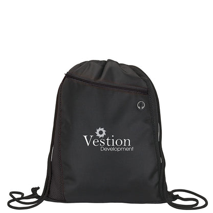 Microfiber Mesh Drawstring Sport Bag - KT7800B