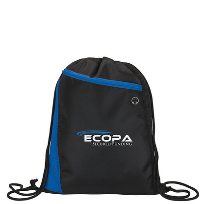 Microfiber Mesh Drawstring Sport Bag - KT7800N