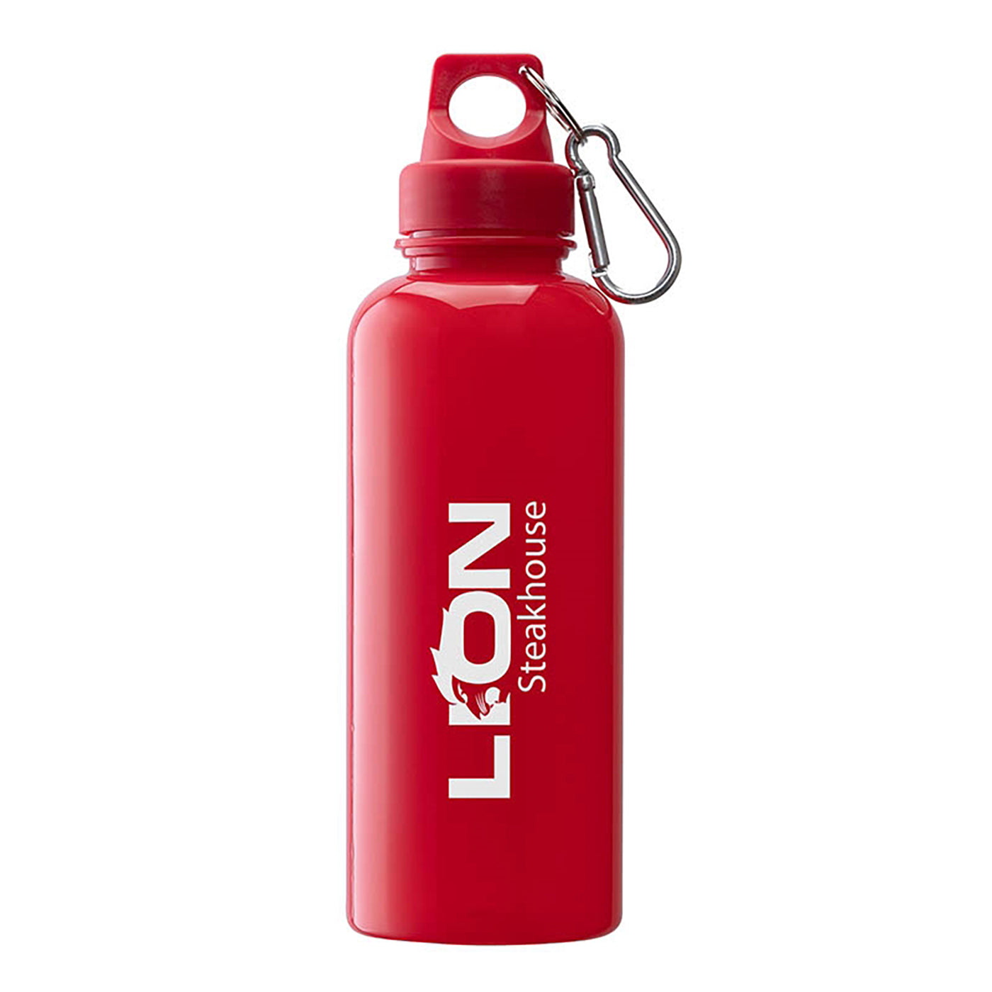 20oz Polystyrene Water Bottle with Carabiner - KW1203R