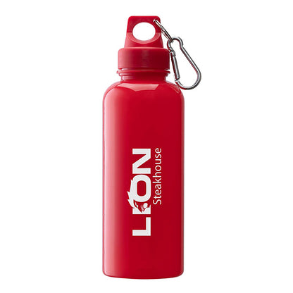 20oz Polystyrene Water Bottle with Carabiner - KW1203R