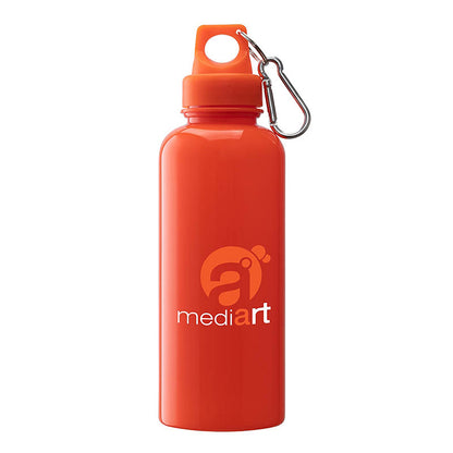20oz Polystyrene Water Bottle with Carabiner - KW1203T